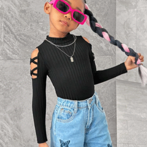 Polera Negra Para Niñas
