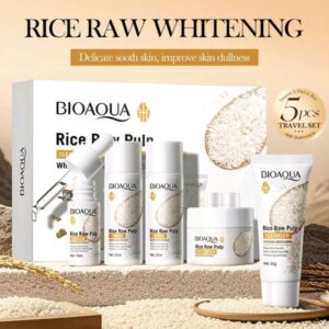 Kit Skin Care 5 Pcs Rice Raw Pulp